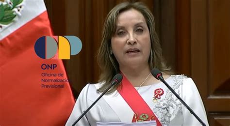 Dina Boluarte Eval A Aumento En Pensi N De La Onp Para Jubilados Y