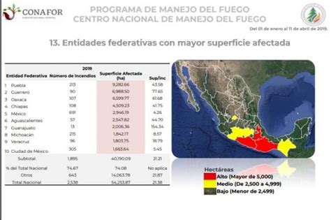 Más de 9 mil hectáreas afectan incendios forestales en Puebla