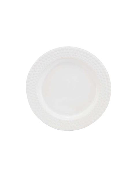 Plato De Ceramica Redondo De 27 Centimetros De Color Blanco BELLARTE