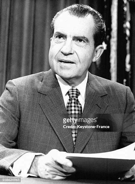 Richard Nixon Portrait Stock Fotos Und Bilder Getty Images