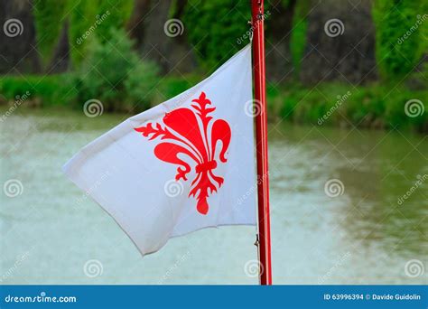 Florence Flag Stock Photo - Image: 63996394