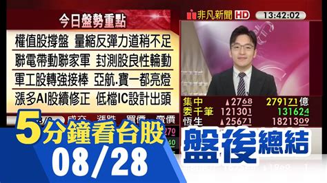 Ai遇亂流 權值股穩盤台股量縮小漲27點 漲多ai續修正 低檔ic設計出頭 聯電帶動聯家軍 軍工股轉強接棒 一掃對陸曝險陰霾 金融股強彈｜主