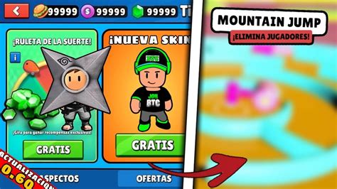 NUEVA ACTUALIZACIÓN 0 60 en STUMBLE GUYS NUEVAS SKINS NUEVA