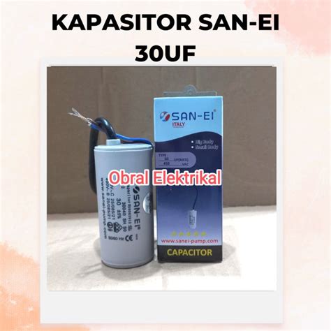 Obral Uf Uf Bulat V San Ei Capacitor Kapasitor Bulat