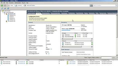 VMware Basics How To Check ESX Memory And CPU YouTube