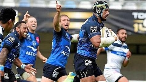 Rugby Top Montpellier Fait Plier Castres Et Va En Demi