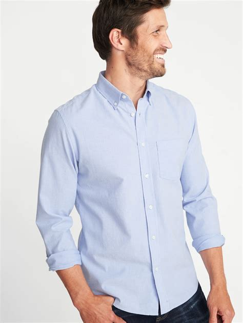 Slim Fit Built In Flex Everyday Oxford Shirt For Men Old Navy