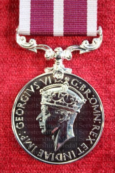 Worcestershire Medal Service Meritorious Service Medal Gvi Crowned