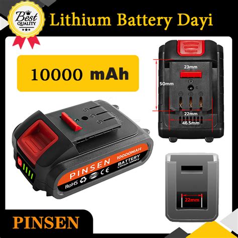 READY STOCK Dayi Lithium Battery 18V 198VF Charger Lithium Electric