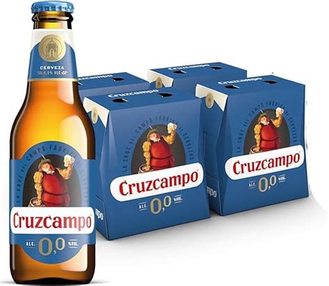 Cruzcampo 00 Cerveza 4 Packs De 6 X Botellas 250 Ml Total 6 L