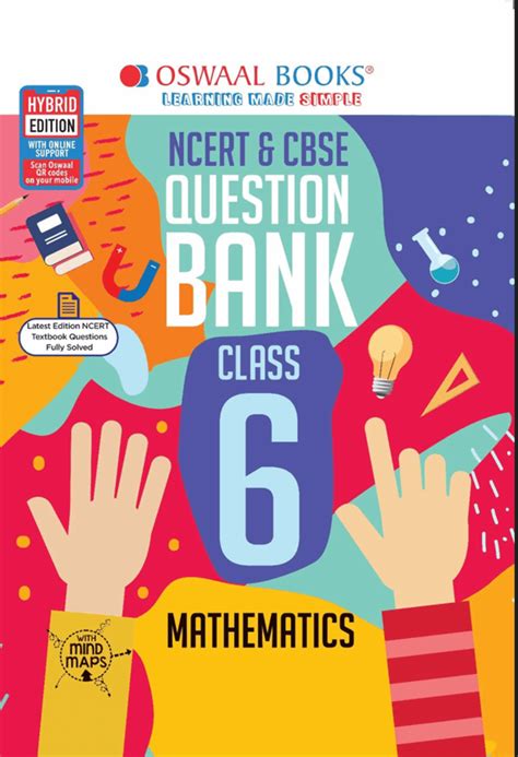 Oswaal Ncert And Cbse Question Bank Class 6 Mathematics Book For 2023 Exam From Oswaal Books