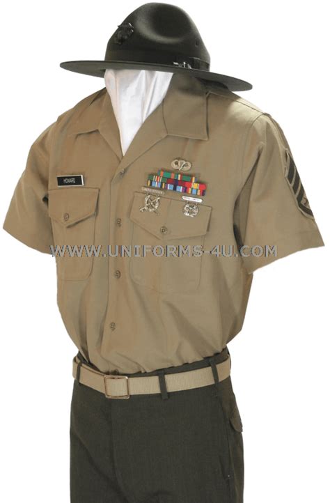 USMC MALE ENLISTED SERVICE DRESS UNIFORM ("A," "B," AND "C")