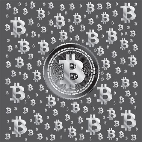Bitcoin Silver Pattern 1166069 Vector Art at Vecteezy