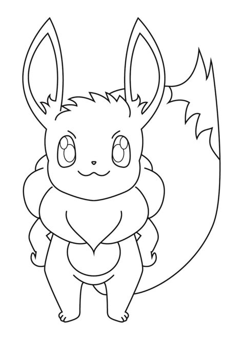 Disegni Di Eevee Da Colorare