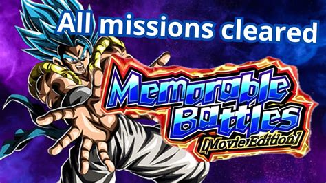 How To Clear All Missions Broly Vs Gogeta Memorable Battle YouTube