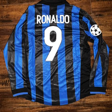 INTER MILÁN 1999 RONALDO NAZARIO R9 JERSEY MEDIUM - Depop