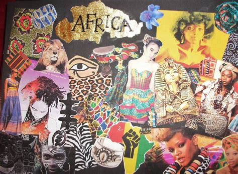 Creativespace African Collage Moodboard A2