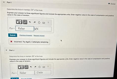 Solved Set P Kn P Kn Figure Determine The Force In Chegg