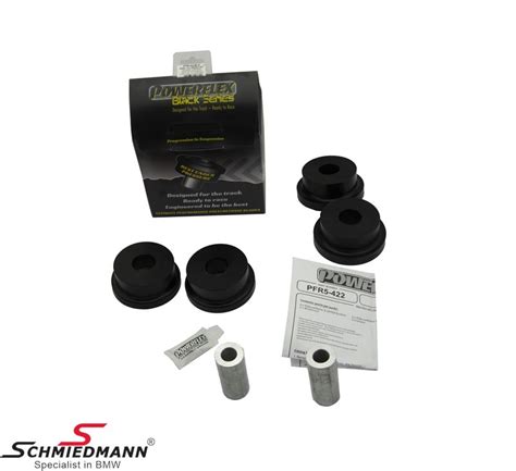 Powerflex Racing Black Series Rear Beam Outer Rear Bush Set Diagram