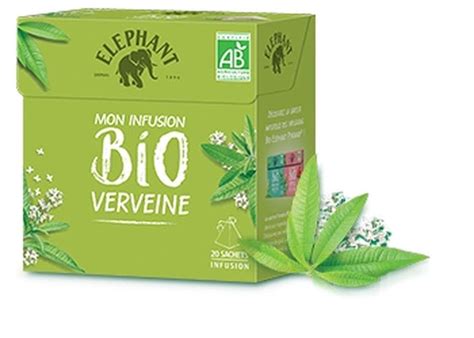 Infusion Verveine BIO Elephant 20 Sachets La Belle Vie Changez