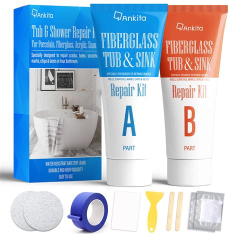 Snapklik Tub Repair Kit White Cracked Tub And Bathtub Repair Kit