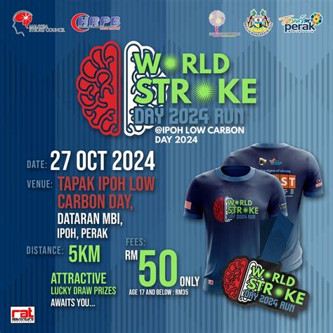 World Stroke Day Run Ipoh Low Carbon Day Checkpoint Spot