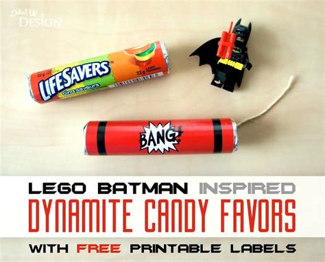 Dynamite Party Favors plus Free Printable - Moms & Munchkins