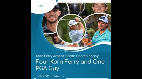 Korn Ferry Tour S Advent Health Championship Four Korn Ferry And