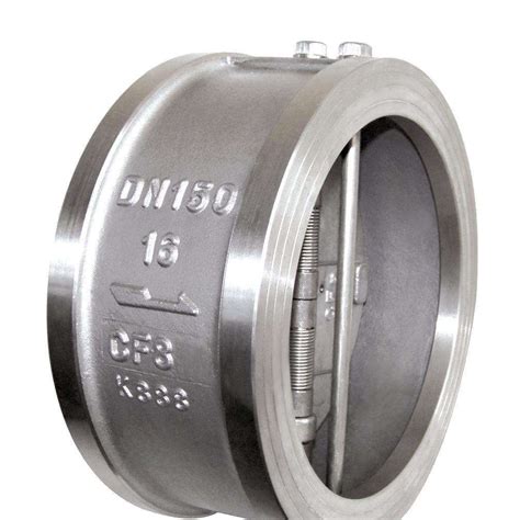 API BS JIS Stainless Steel Single Dual Plate Check Valve Wafer Swing