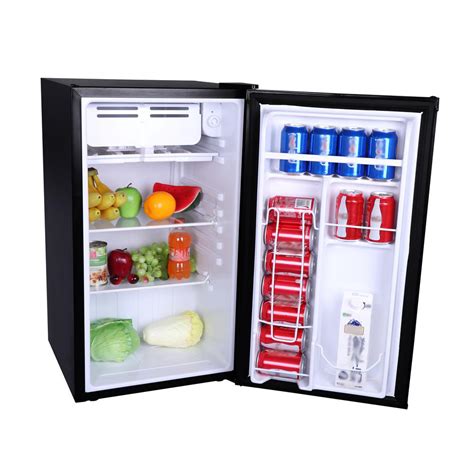 RCA 3.2 cu. ft. Mini Fridge in Black Stainless Steel | MrOrganic Store