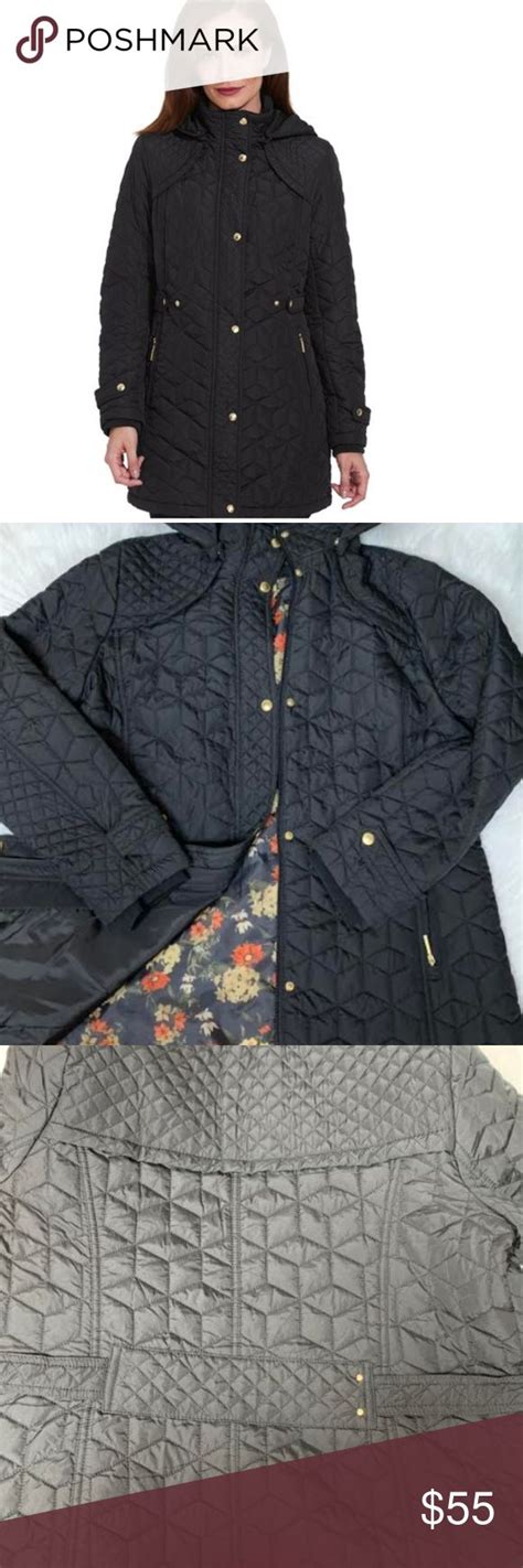 New Weatherproof Hooded Midweight Quilted Jacket Quilted Jacket Jackets For Women Clothes Design