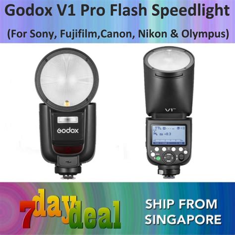 Godox V Pro Ttl On Camera Round Flash Speedlight V Pro Lazada