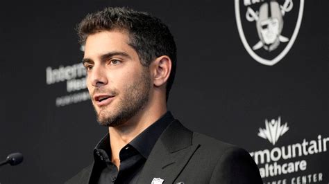 Raiders Qb Jimmy Garappolo Suspended For Violating Ped Policy Sources