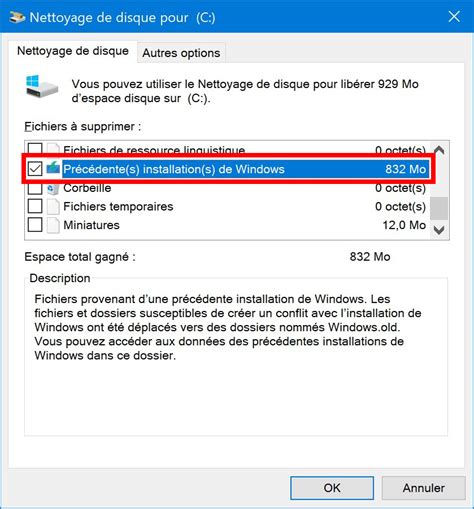 Windows Supprimer Le Dossier Windows Old Le Crabe Info