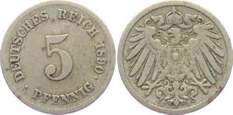 Kaiserreich F Pfennig Gro Er Adler Ss Ma Shops