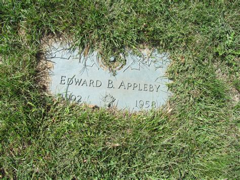 Edward Burton Appleby 1902 1958 Find A Grave Memorial