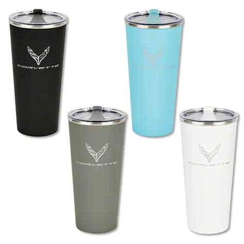 Universal Ek Stainless Steel Thermal Tumbler With C Crossed Flags