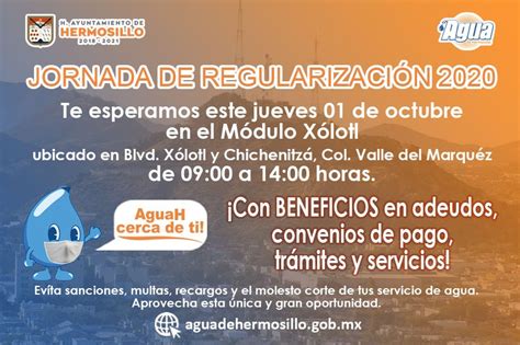 Agua de Hermosillo Trámites y Servicios