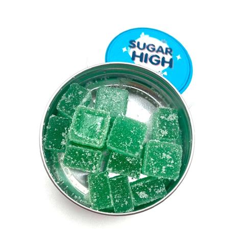 Sugar High Edibles Blue Raspberry Mg Thc Buy Edibles Online