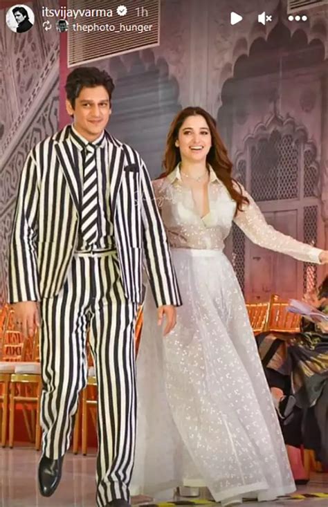 Vijay Varma and Tamannaah Bhatia walk the ramp hand in hand, see pics | Filmfare.com