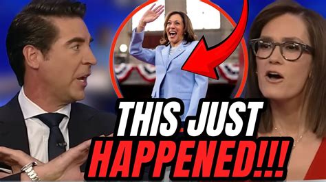 Jesse Watters Fox News Host Stops Show After Jessica Tarlov Said Kamala