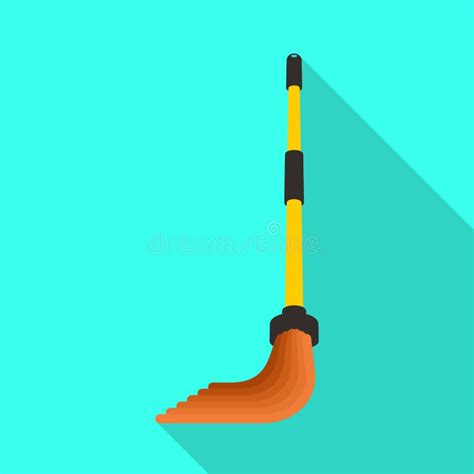 Vector Illustration Of Mop And Cleaner Sign Collection Of Mop And