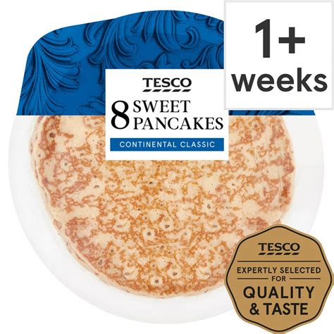 Tesco Sweet Pancakes 8 Pack Tesco Groceries