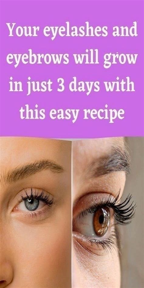 In Just 3 Days Grow Long And Thick Eyebrows Naturally Get Thicker Eyebrows Permanently How