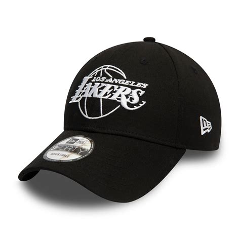 New Era 9FORTY L.A. Lakers Baseball Cap - NBA League Essential - Black ...