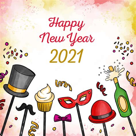 Download 2021 Happy New Year Wallpaper