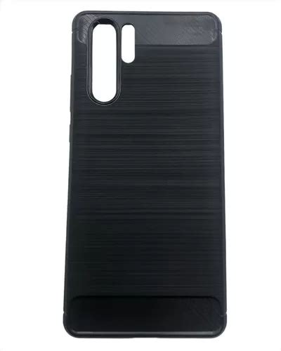 Funda Case Tpu Carbón Para Huawei P30 Pro Vog l09 Color Negro