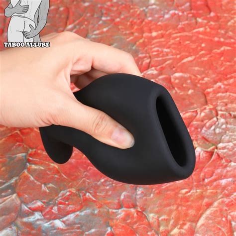 Hollow Butt Plug With Stopper Silicone Anal Training Plug Anal