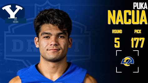 2023 NFL DRAFT Puka Nacua Los Angeles Rams YouTube