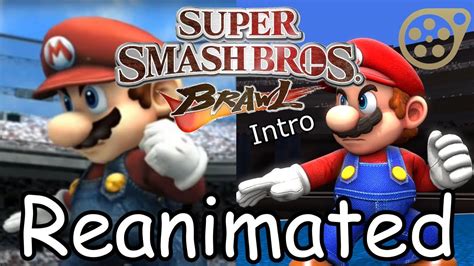 Super Smash Bros Brawl Intro Reanimated Youtube